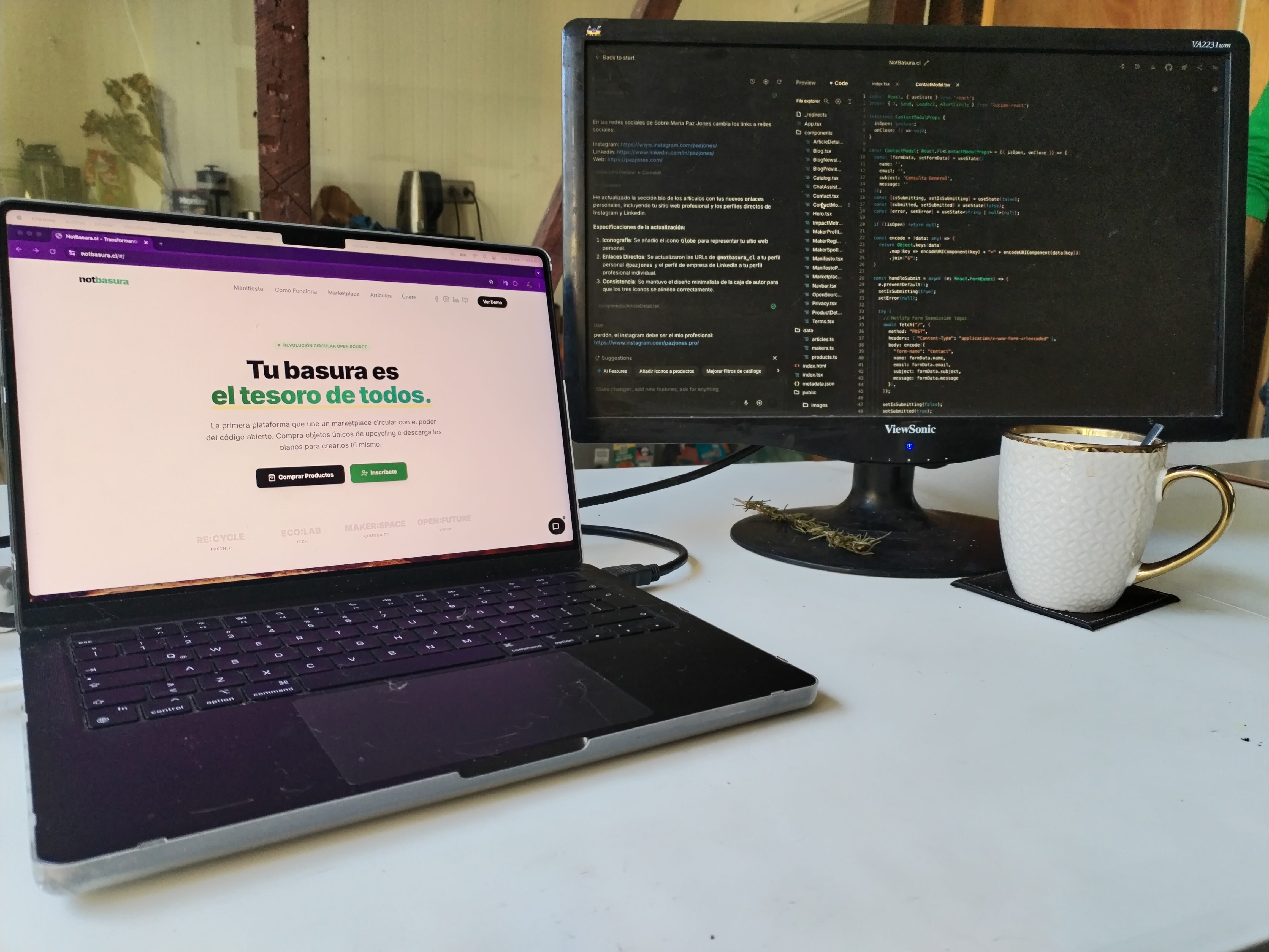 Cómo se ve crear NotBasura sin capital, sin equipo y sin garantías